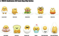 Gudetama Lazy Egg 3D Foam Bag Clip
