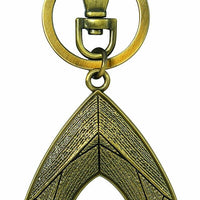 Aquaman Symbol Pewter Keychain