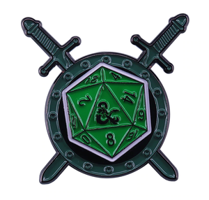 D20 Coat OF Arms Enamel Pin