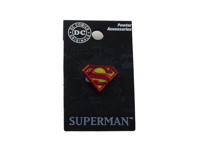DC Comics Superman Logo Colored Lapel Pin