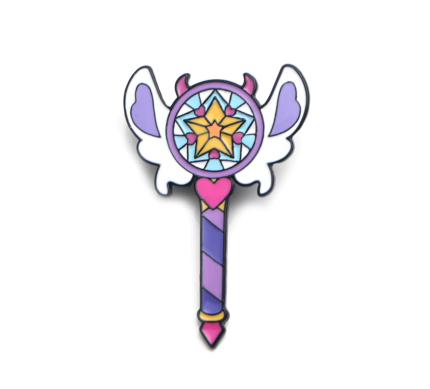 Star vs the Forces of Evil Butterfly Magic Wand Enamel Pin